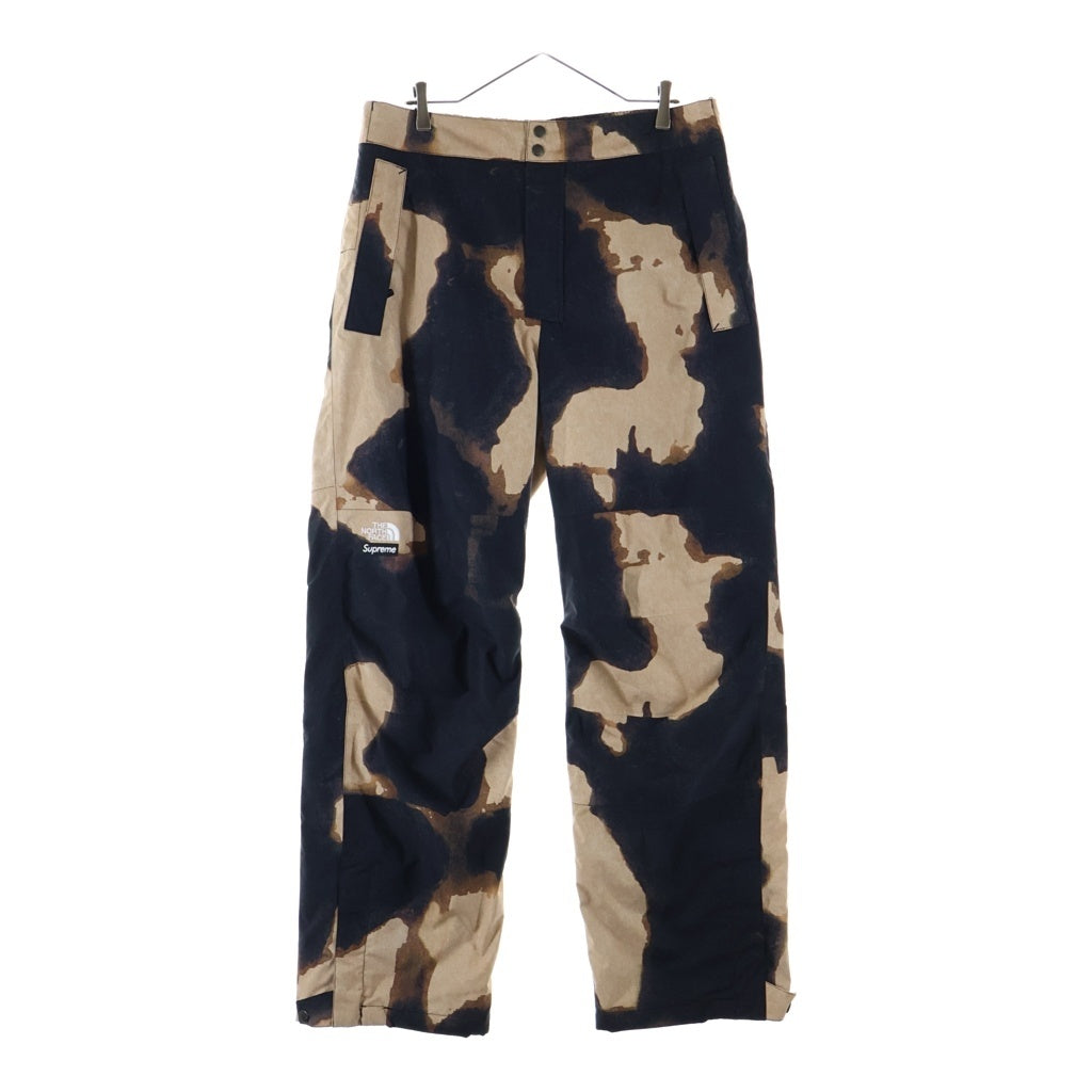 THE NORTH FACE(ザノースフェイス) 21AW SUPREME Bleached Denim Print Mountain Pant × シュプリーム 総柄 ブリーチド デニム プリント マウンテン パンツ ブラック/ブラウン NP52101I