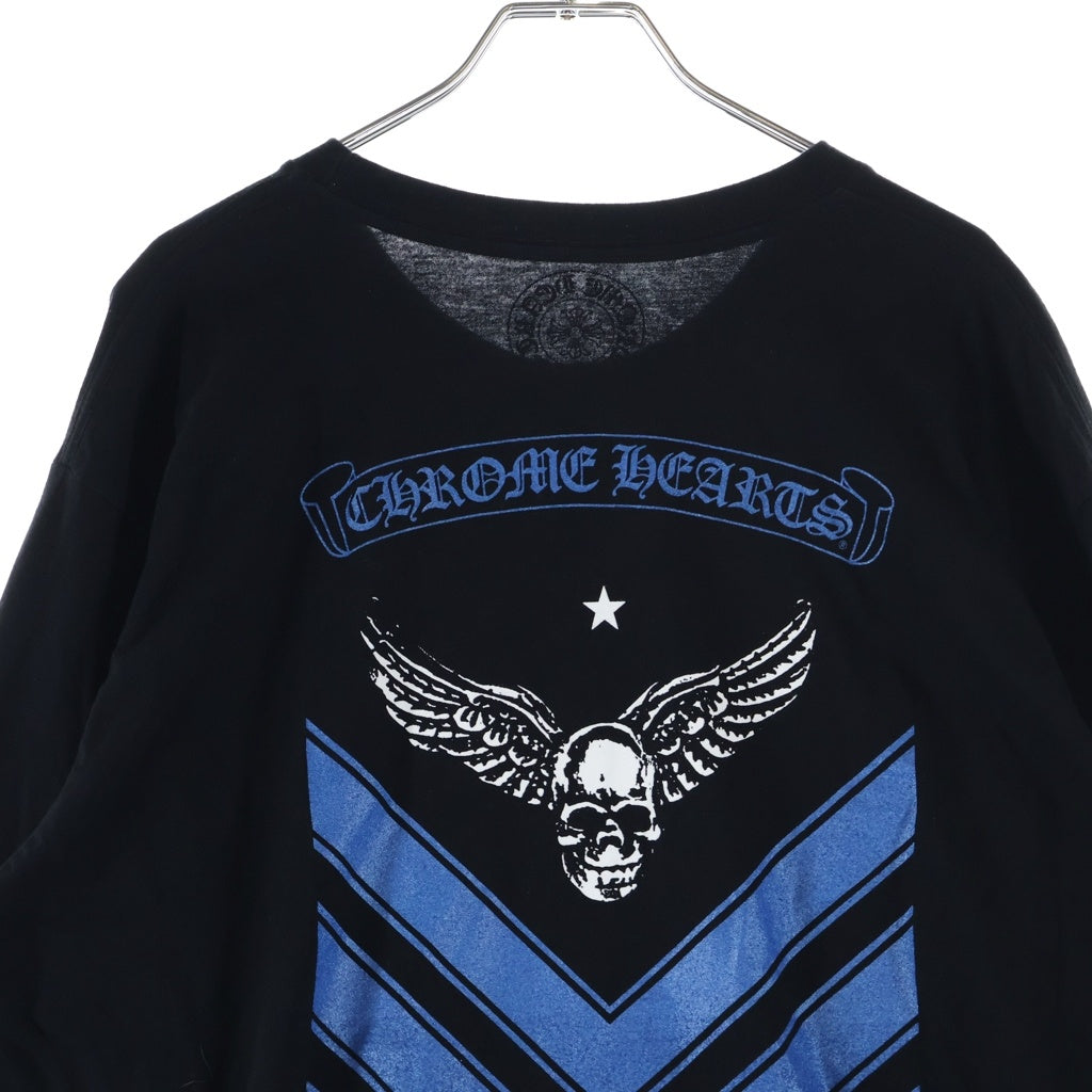 CHROME HEARTS(クロムハーツ) FOTI MAHALIA L/S Tee フォティ マハリア アームフローラル長袖Tシャツ ブラック