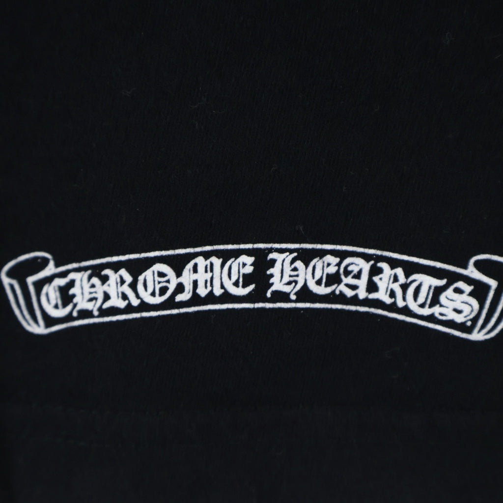 CHROME HEARTS(クロムハーツ) FOTI MAHALIA L/S Tee フォティ マハリア アームフローラル長袖Tシャツ ブラック