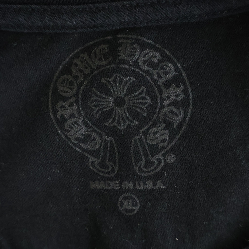 CHROME HEARTS(クロムハーツ) FOTI MAHALIA L/S Tee フォティ マハリア アームフローラル長袖Tシャツ ブラック