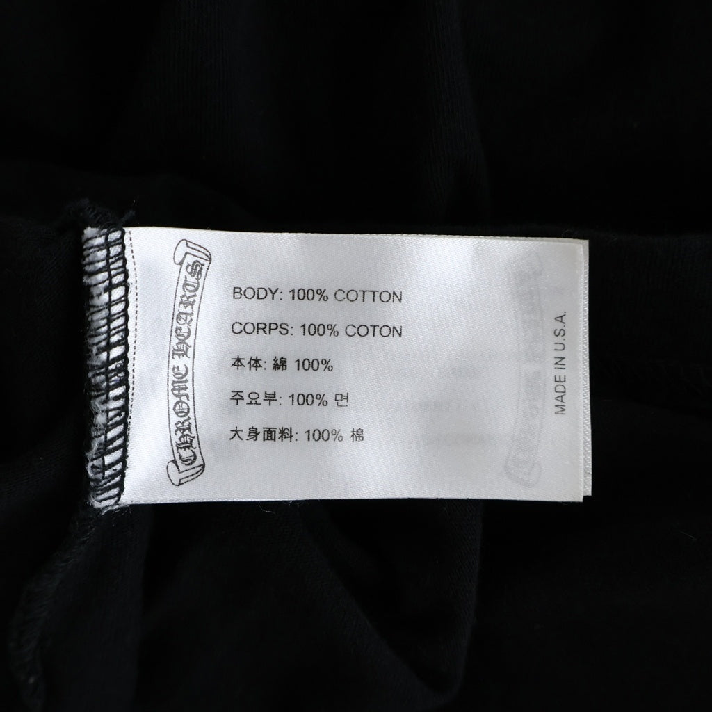 CHROME HEARTS(クロムハーツ) FOTI MAHALIA L/S Tee フォティ マハリア アームフローラル長袖Tシャツ ブラック
