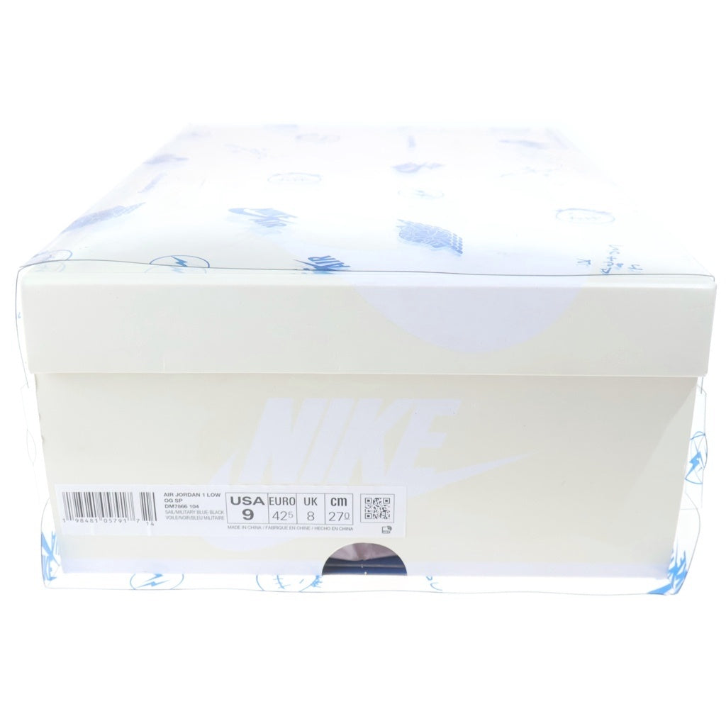 NIKE(ナイキ) ×TRAVIS SCOTT ×FRAGMENT DESIGN AIR JORDAN1 LOW OG SP トラヴィススコット フラグメントデザイン エアジョーダン1 ローカットスニーカー DM7866-104