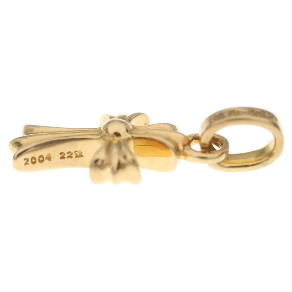 CHROME HEARTS(クロムハーツ) 22K CRS BBYFAT P/DIA ベイビーファットクロス PAVEダイヤ ペンダントトップ ゴールド BCA035