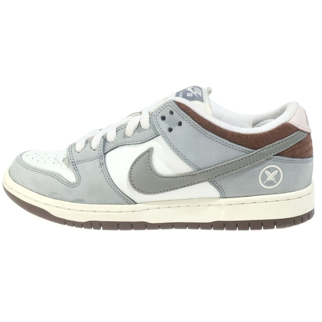 NIKE SB(ナイキエスビー) × Yuto Horigome DUNK LOW PRO Wolf Grey FQ1180-001 ×堀米 雄斗 ダンクロー プロ ウルフグレー ローカットスニーカー シューズ ホワイト/グレー US9/27.0cm