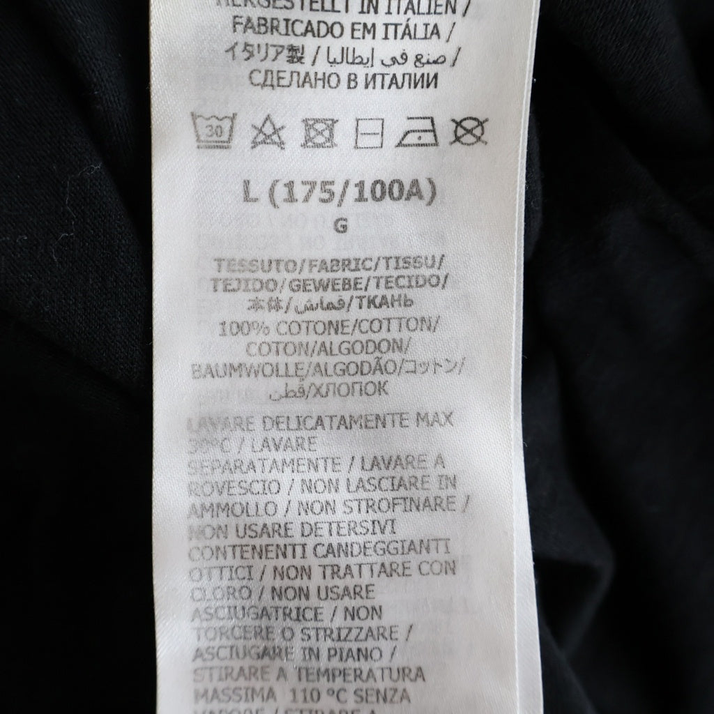 GUCCI(グッチ) トーナル フロントロゴプリント クルーネック 半袖Tシャツ カットソー ブラック 441685