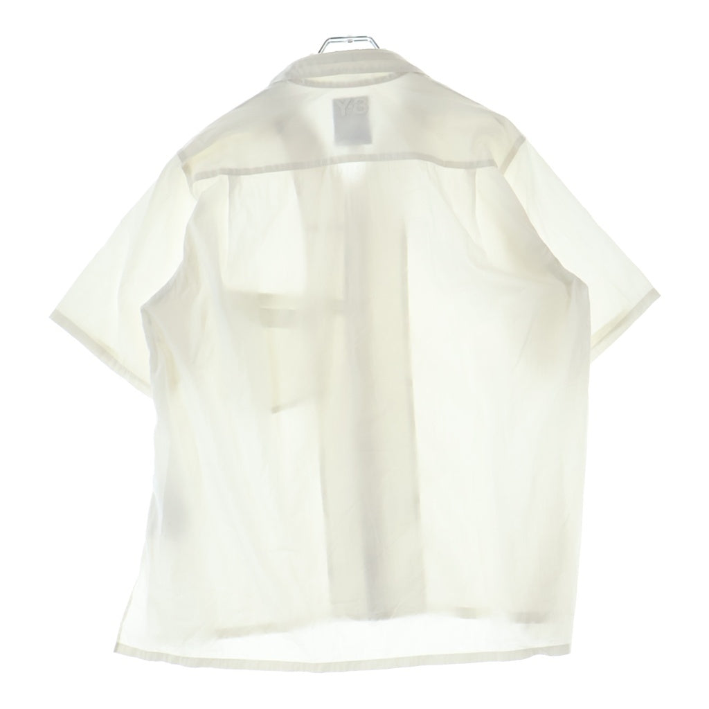 Y-3(ワイスリー) CLASSIC SHORT SLEEVE SHIRT 比翼 クラシック 半袖シャツ ショートスリーブ ホワイト FS2520