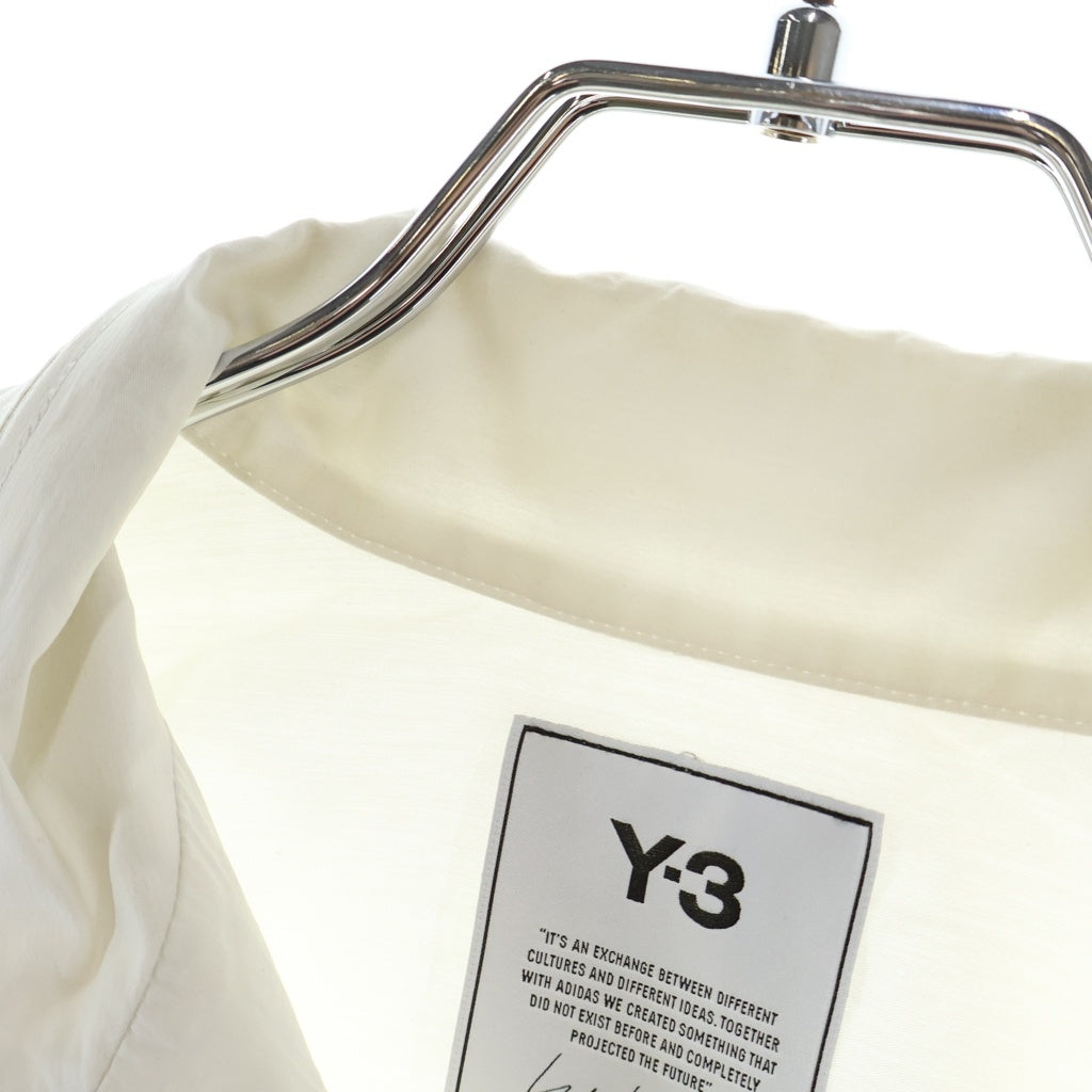 Y-3(ワイスリー) CLASSIC SHORT SLEEVE SHIRT 比翼 クラシック 半袖シャツ ショートスリーブ ホワイト FS2520
