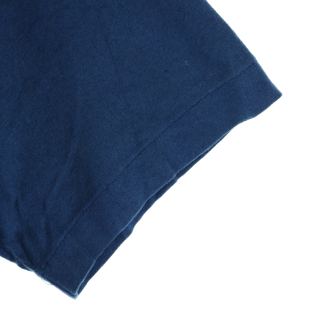 COMME des GARCONS HOMME(コムデギャルソンオム) 98SS 田中オム スプリットロゴ クルーネック半袖Tシャツ カットソー ブルー HT-100310 AD1997