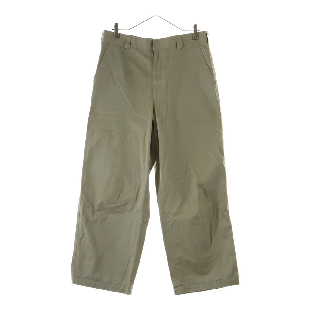 COMME des GARCONS HOMME(コムデギャルソンオム) 98SS 田中オム ジップフライ ワイドチノパンツ ベージュ HP-10043S AD1997