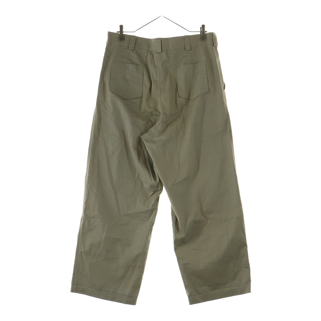 COMME des GARCONS HOMME(コムデギャルソンオム) 98SS 田中オム ジップフライ ワイドチノパンツ ベージュ HP-10043S AD1997
