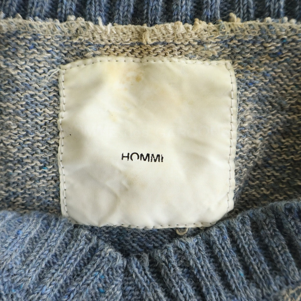 COMME des GARCONS HOMME(コムデギャルソンオム) 98SS 田中オム アーガイル柄 Vネック ニットセーター マルチ IN-100020 AD1997