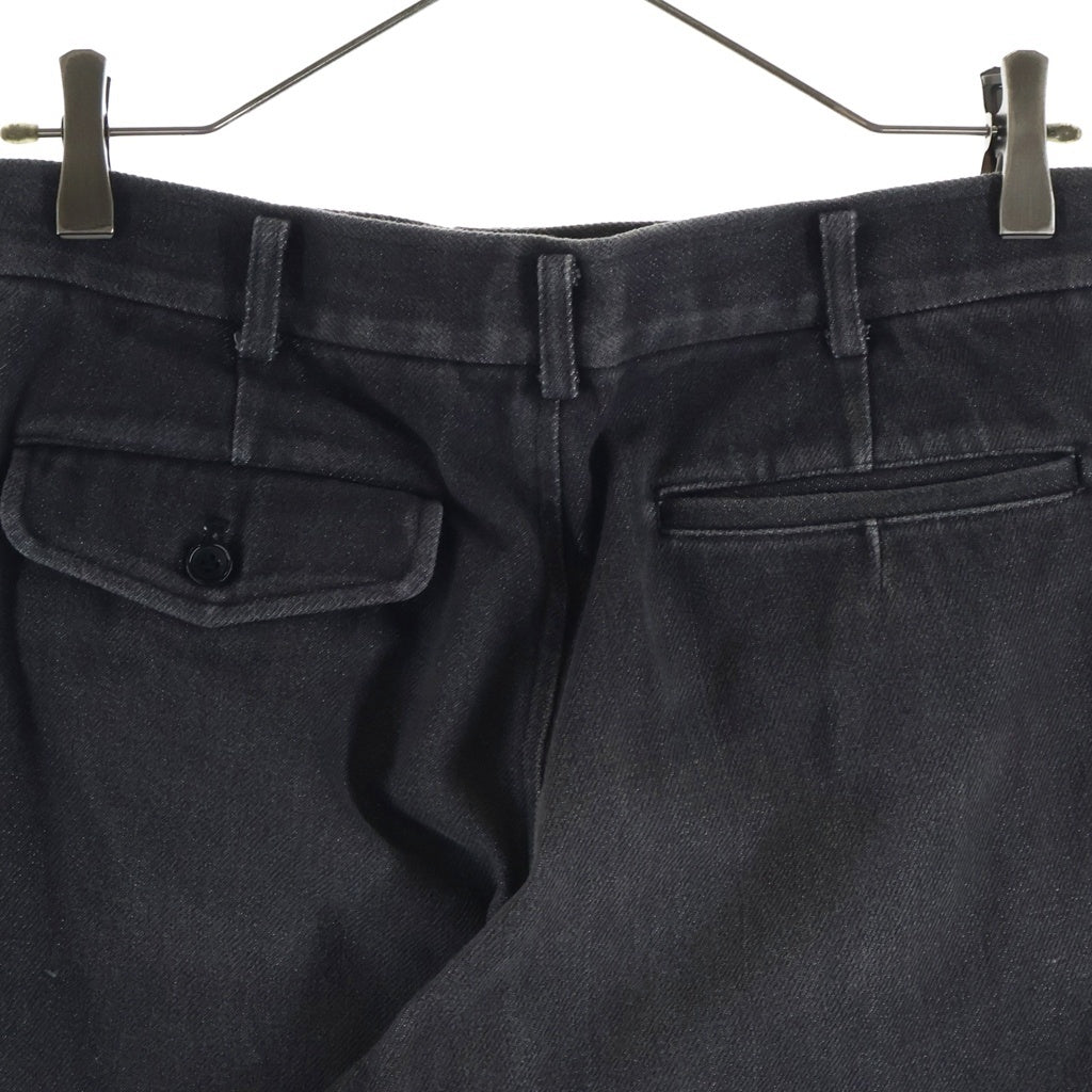 COMME des GARCONS HOMME(コムデギャルソンオム) 01AW 田中オム ジップフライ コットン ワークパンツ グレージュ HC-P010 AD2001