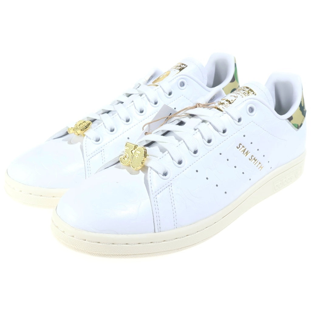 adidas(アディダス) 23AW ×A BATHING APE Stan Smith 30th Anniversary IG1115 アベイシングエイプ スタンスミス 30周年記念 ローカットスニーカー ホワイト US8/26cm