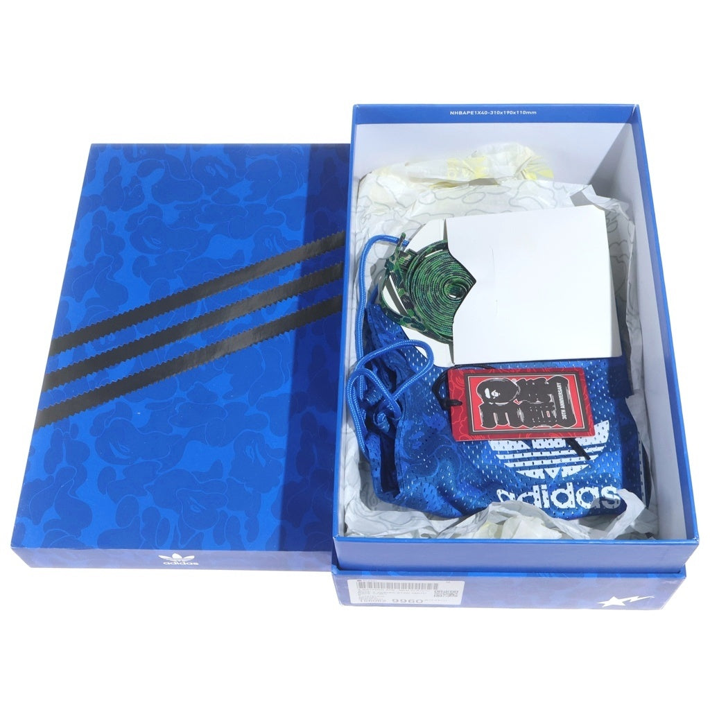 adidas(アディダス) 23AW ×A BATHING APE Stan Smith 30th Anniversary IG1115 アベイシングエイプ スタンスミス 30周年記念 ローカットスニーカー ホワイト US8/26cm