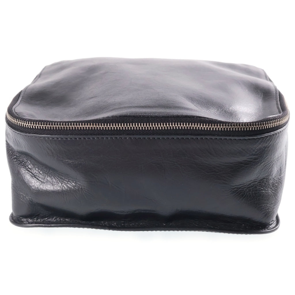 Rick Owens(リックオウエンス) 25AW BEAUTY IN PELLE LARGE BEAYTY ビューティーインペレ ケース バッグ メイクポーチ カーフレザー ブラックRR02E1414LGW レディース