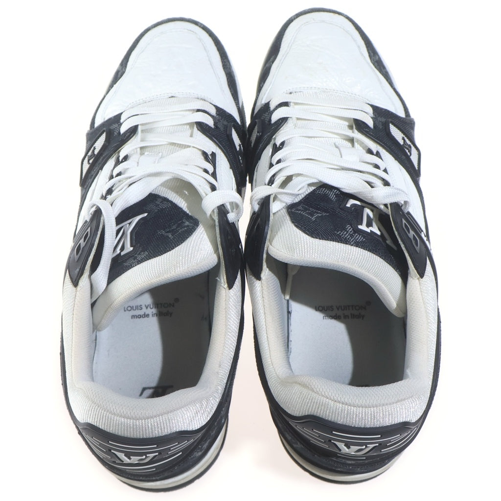LOUIS VUITTON(ルイヴィトン) LV TRAINER LVトレーナー マキシ モノグラム レザー ローカットスニーカー シューズ ホワイト/ブラック 1A9JG9