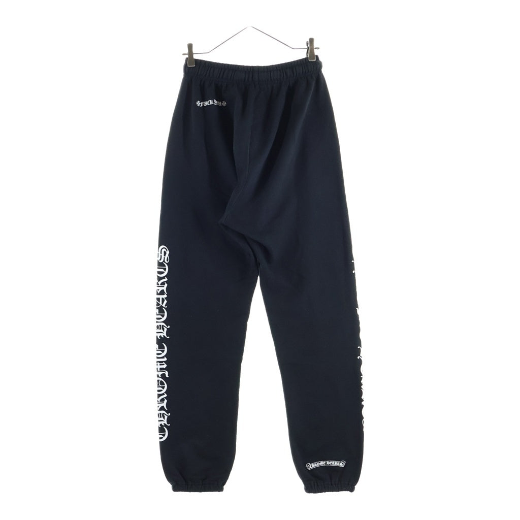 CHROME HEARTS(クロムハーツ) Scroll Label Fuck You Side Logo Sweat Long Pants スクロールラベル ファックユー サイドロゴ スウェットパンツ ブラック