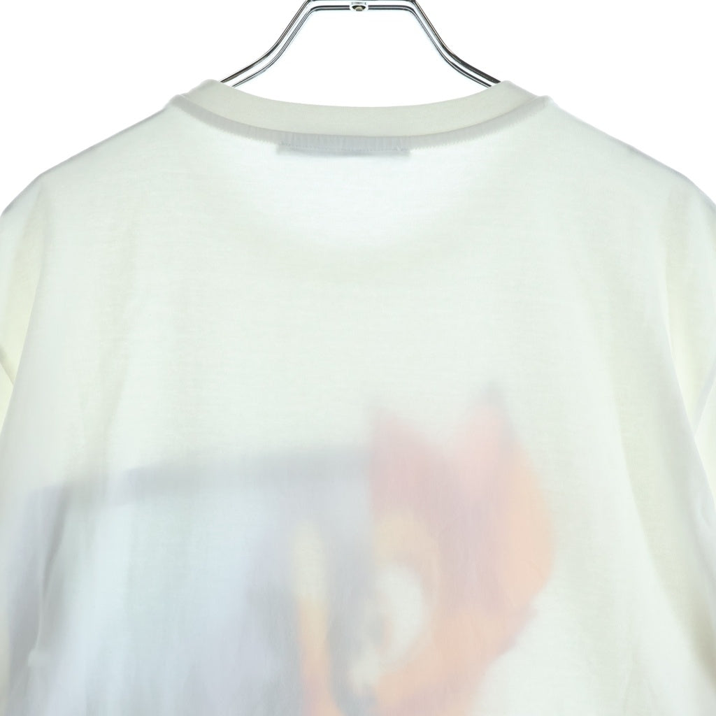 GIVENCHY(ジバンシィ) ×Disney Bambi ディズニー バンビ フロントプリント クルーネック半袖Tシャツ カットソー ホワイト BW700D304U