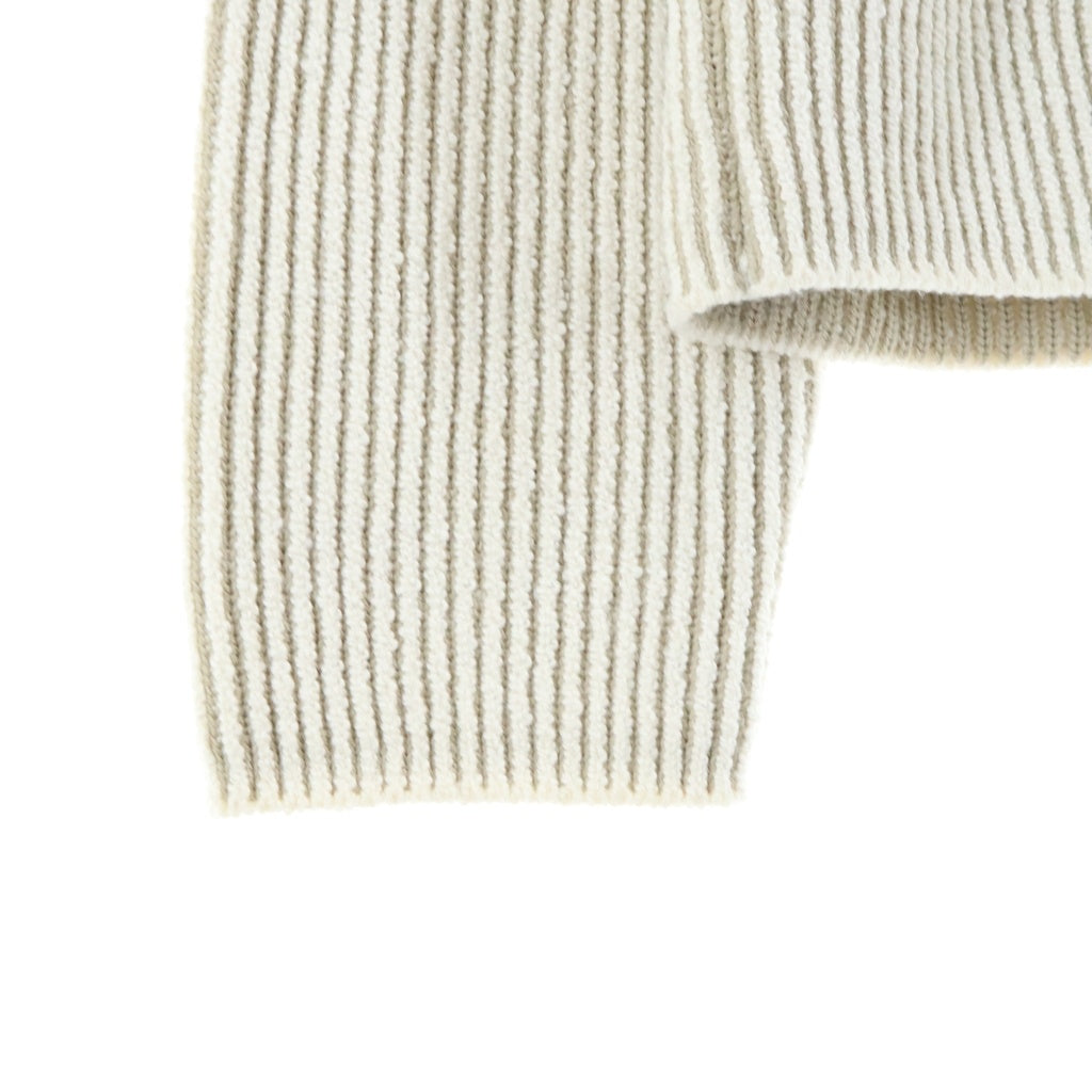 STONE ISLAND(ストーンアイランド) LOGO PATCH MOCK NECK JUMPER ロゴパッチ モックネック ジャンパー ニット アイボリー K2S155100023 S00L7