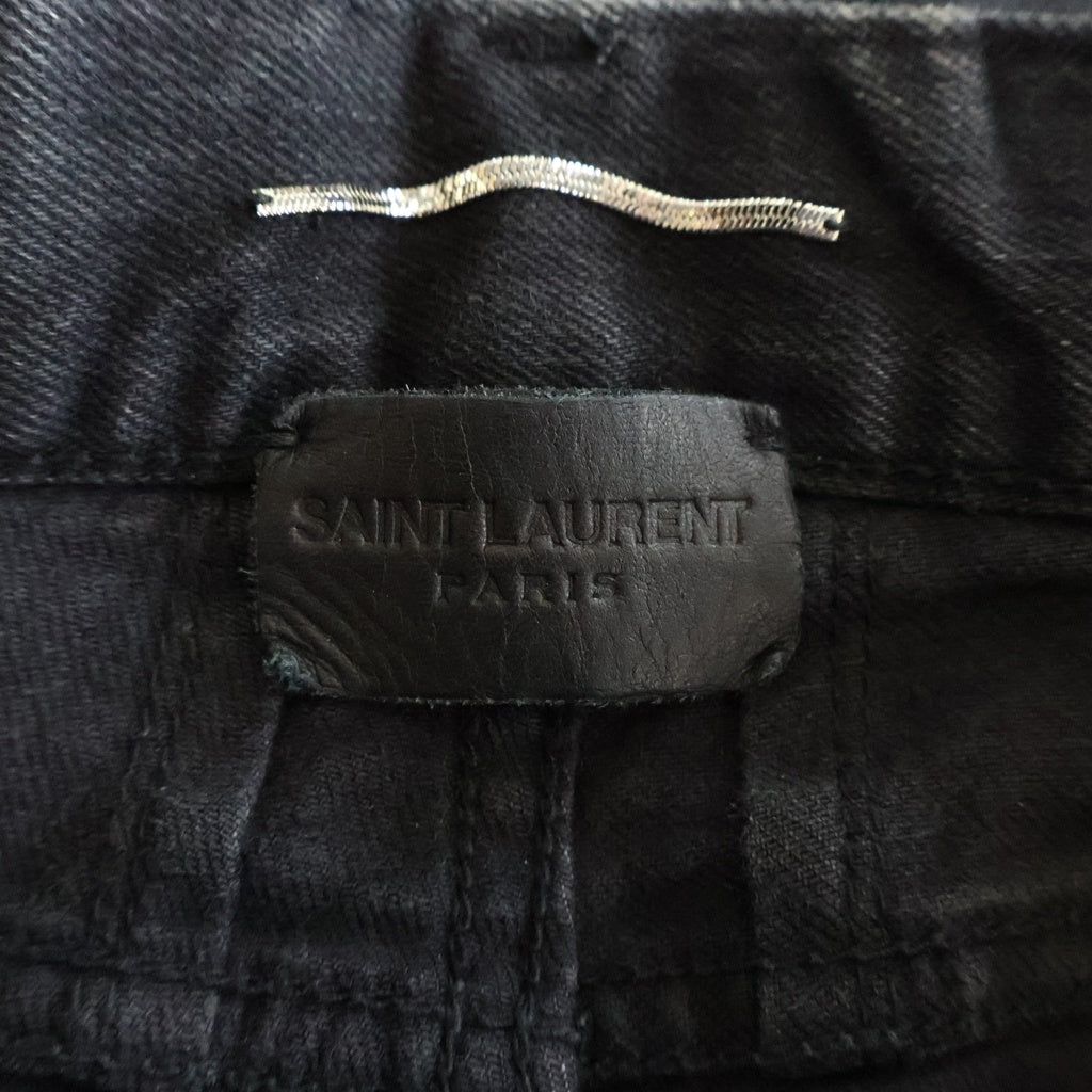 SAINT LAURENT PARIS(サンローランパリ) 16SS スキニー デニムパンツ ブラック376906 YYS02