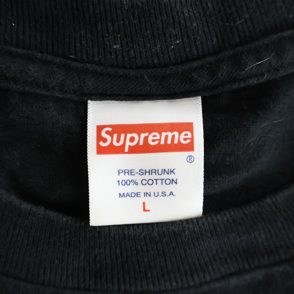 SUPREME(シュプリーム) 20SS Paint Logo Tee ペイントロゴ 半袖Tシャツ カットソー ブラック