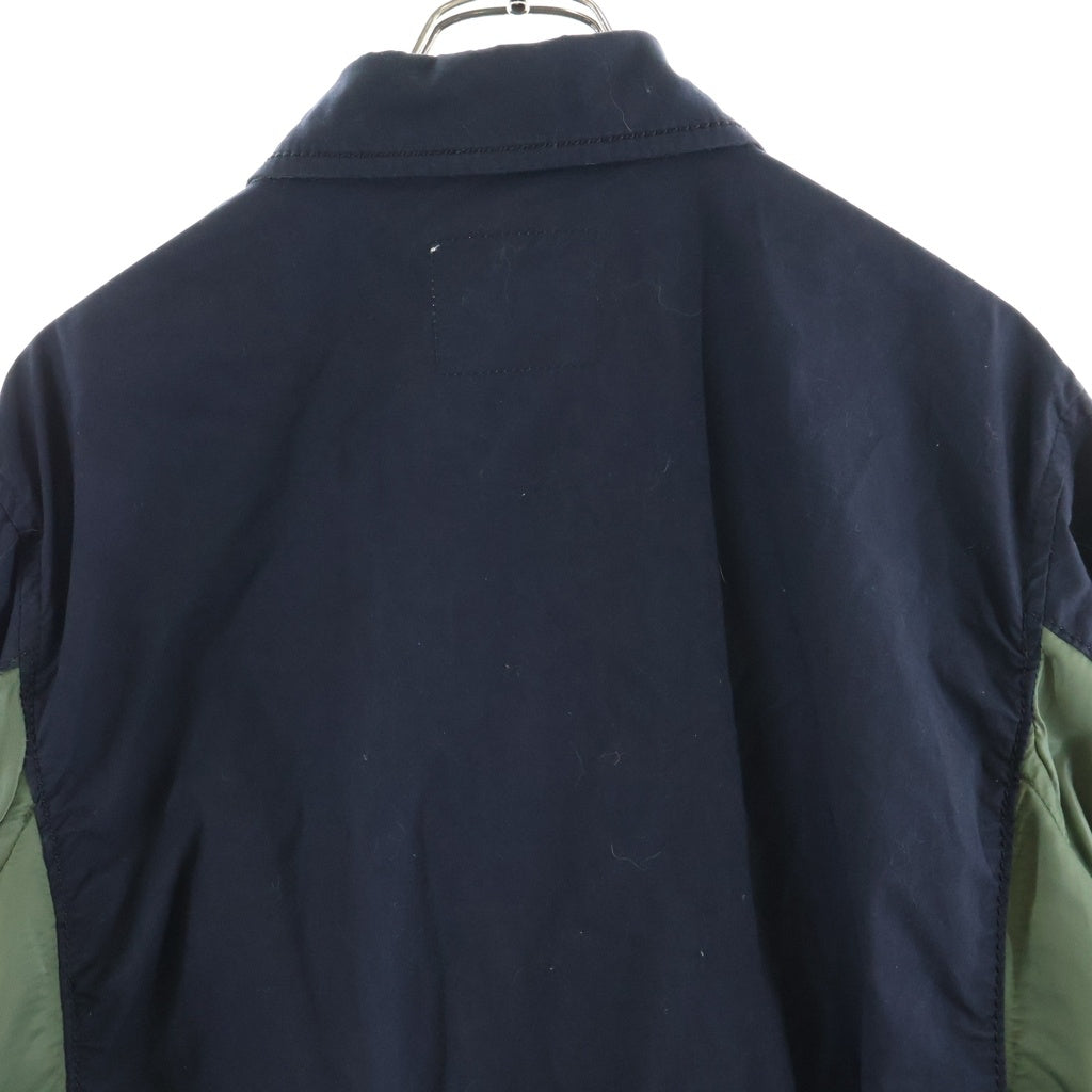 Sacai(サカイ) 19AW Nylon Oxford Docking Coat ナイロン オックスフォード ドッキング ミリタリー モッズコート ネイビー/カーキ 19-02069M