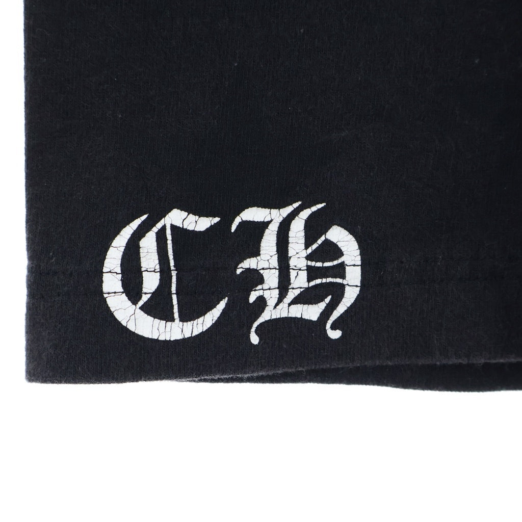 CHROME HEARTS(クロムハーツ) OLD CH T-SHRT オールド 1ポケット ホースシュー スタープリント 半袖Tシャツ カットソー ブラック