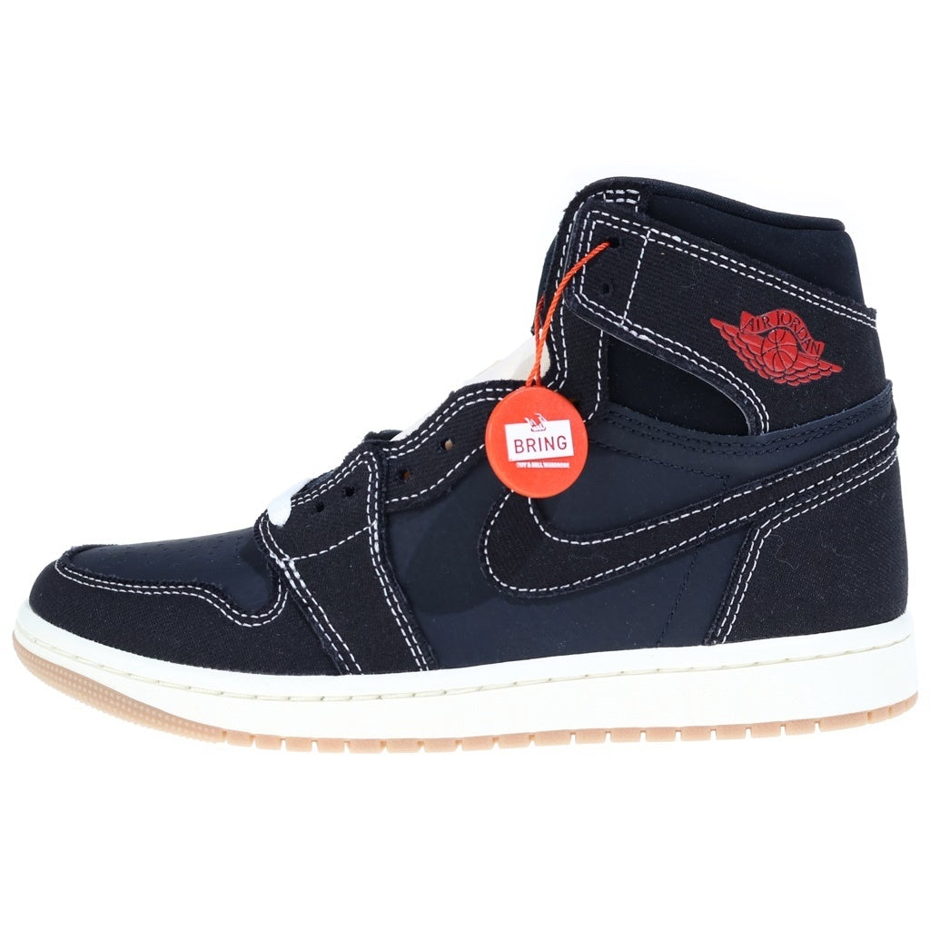 NIKE(ナイキ) AIR JORDAN 1 HIGH OG FLIGHT CLUB II9811-001 エアジョーダン1 ファイトクラブ ハイカットスニーカー ブラック US8/26cm