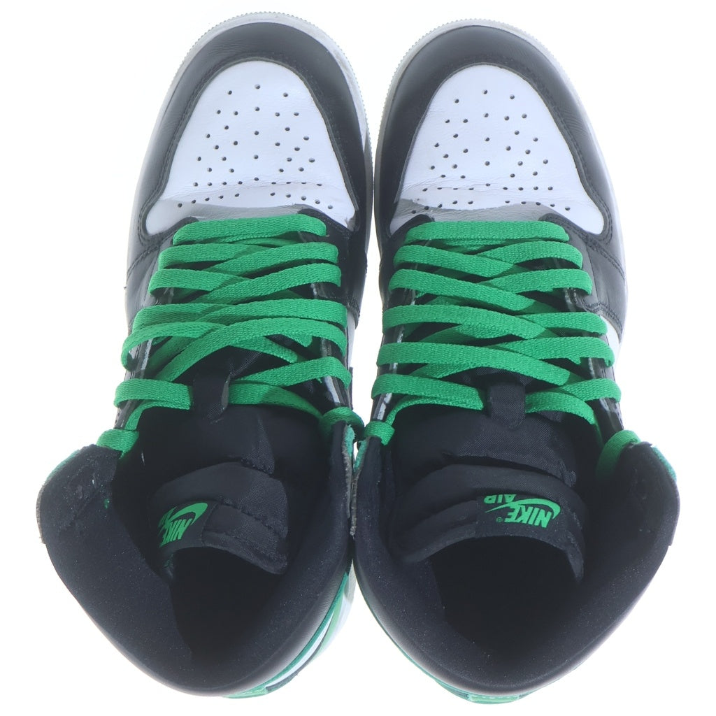 NIKE(ナイキ) AIR JORDAN 1 RETRO HIGH OG Celtics Black and Lucky Green エアジョーダン1 レトロ ハイカットスニーカー グリーン/ホワイト US9.5/27.5cm DZ5485-031