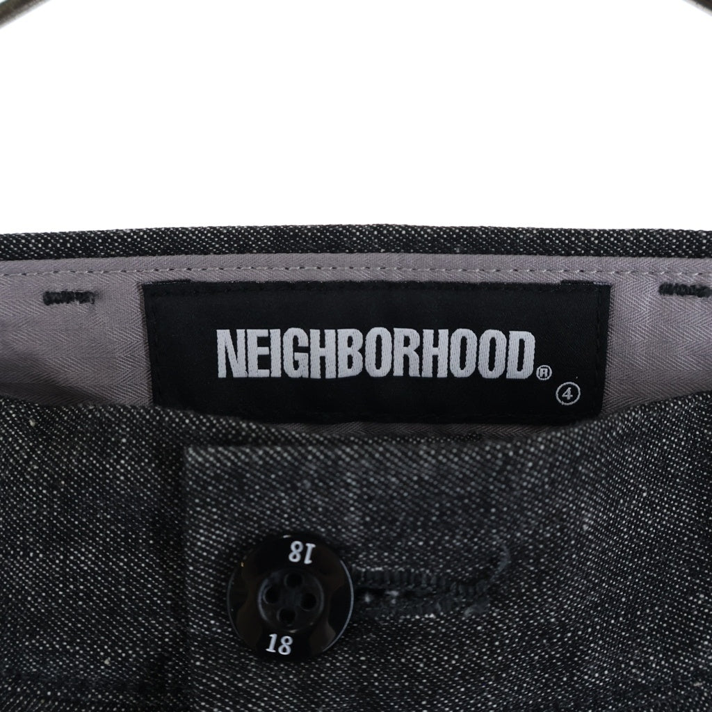 NEIGHBORHOOD(ネイバーフッド) 21SS ANKLE-D / C-PT アンクルカット 1タック 11オンス デニムパンツ インディゴグレー 211BENH-PTM04