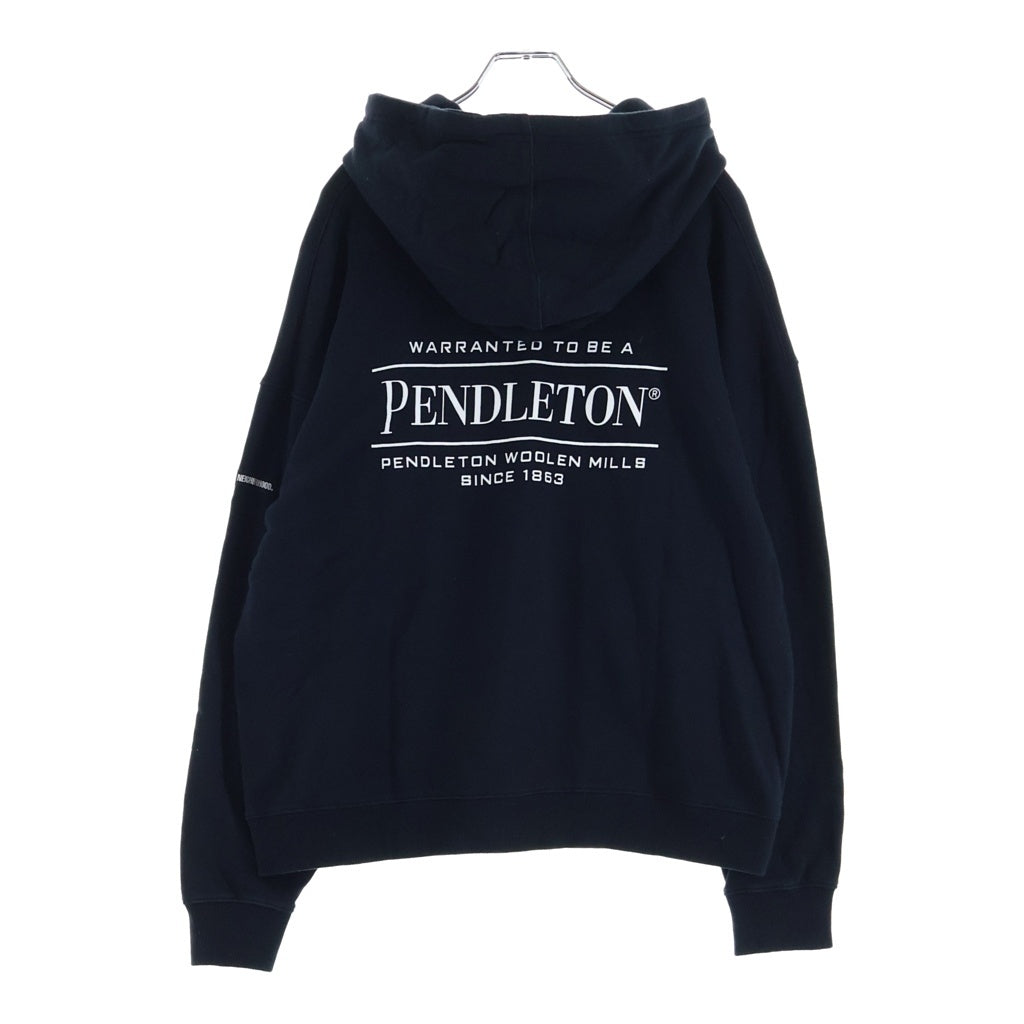 NEIGHBORHOOD(ネイバーフッド) 22AW ×PENDLETON HOODED LS ペンドルトン バックプリント フーディー プルオーバーパーカー ブラック 2221508N-CSM02S