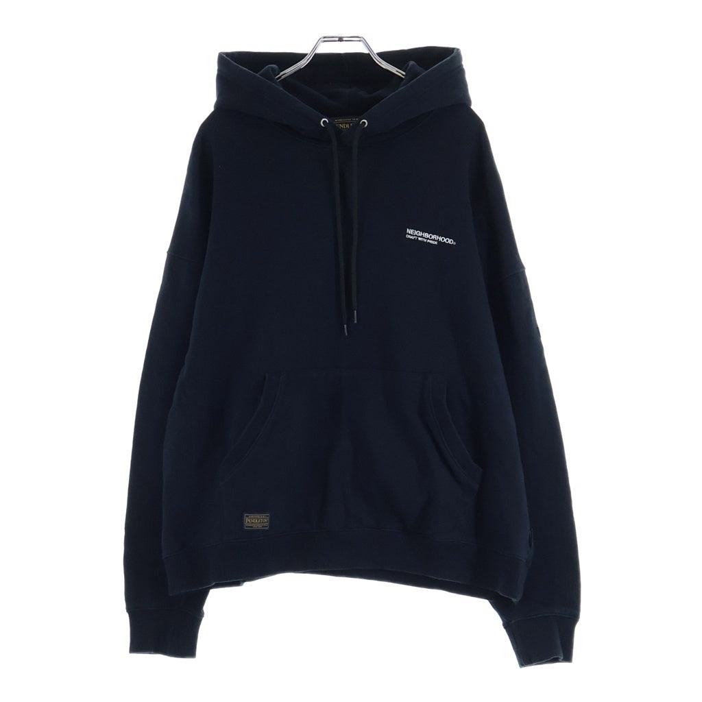 NEIGHBORHOOD(ネイバーフッド) 22AW ×PENDLETON HOODED LS ペンドルトン バックプリント フーディー プルオーバーパーカー ブラック 2221508N-CSM02S