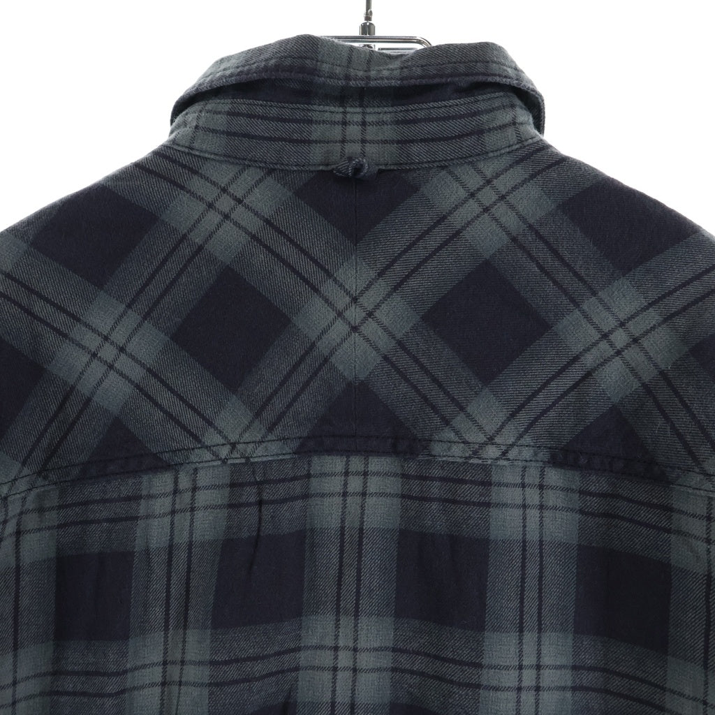 NEIGHBORHOOD(ネイバーフッド) 22AW NEL CHECK SH LS . CO 2ポケット チェック柄 フランネル 長袖シャツ ロングスリーブ カーキ/ネイビー 222ARNH-SHM01