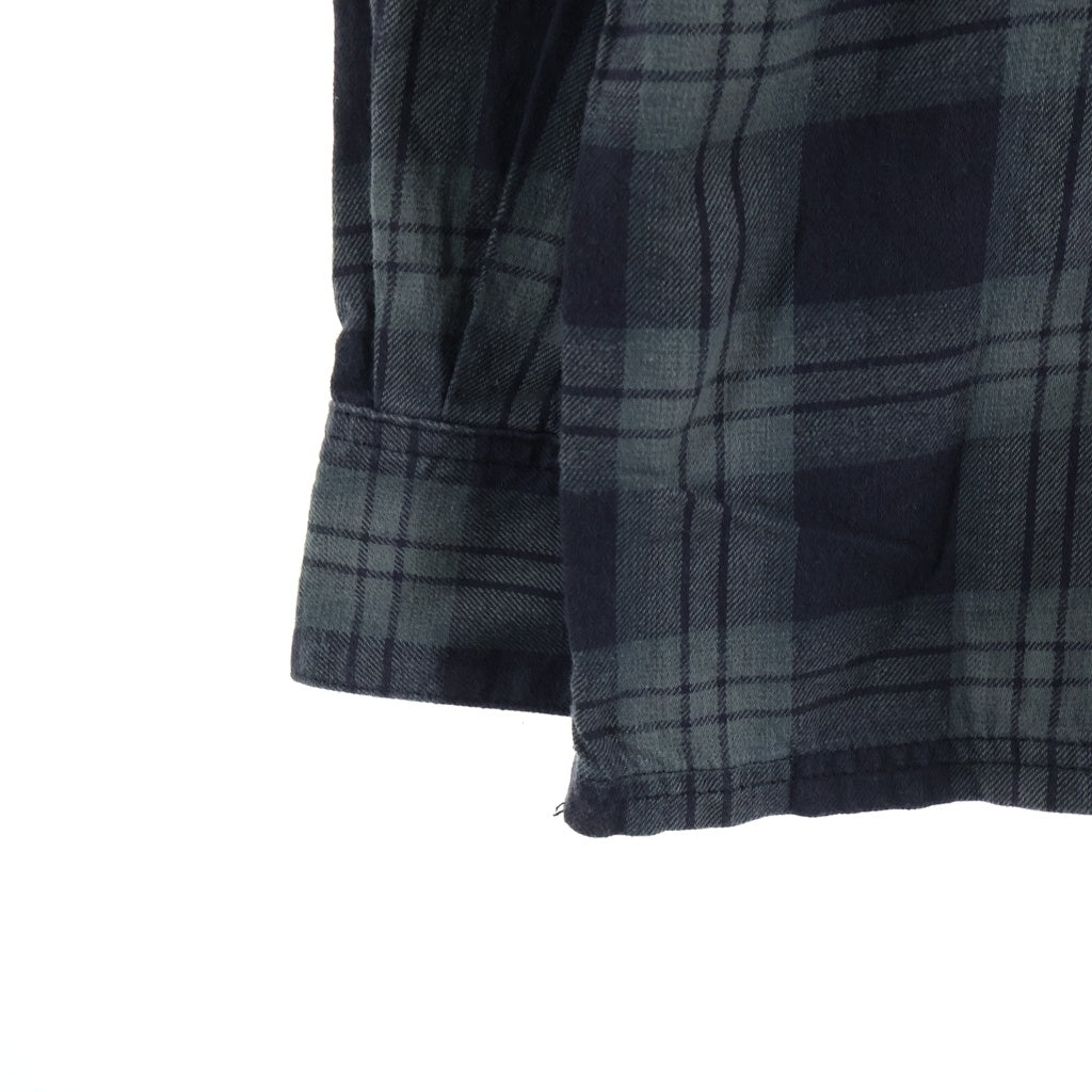 NEIGHBORHOOD(ネイバーフッド) 22AW NEL CHECK SH LS . CO 2ポケット チェック柄 フランネル 長袖シャツ ロングスリーブ カーキ/ネイビー 222ARNH-SHM01
