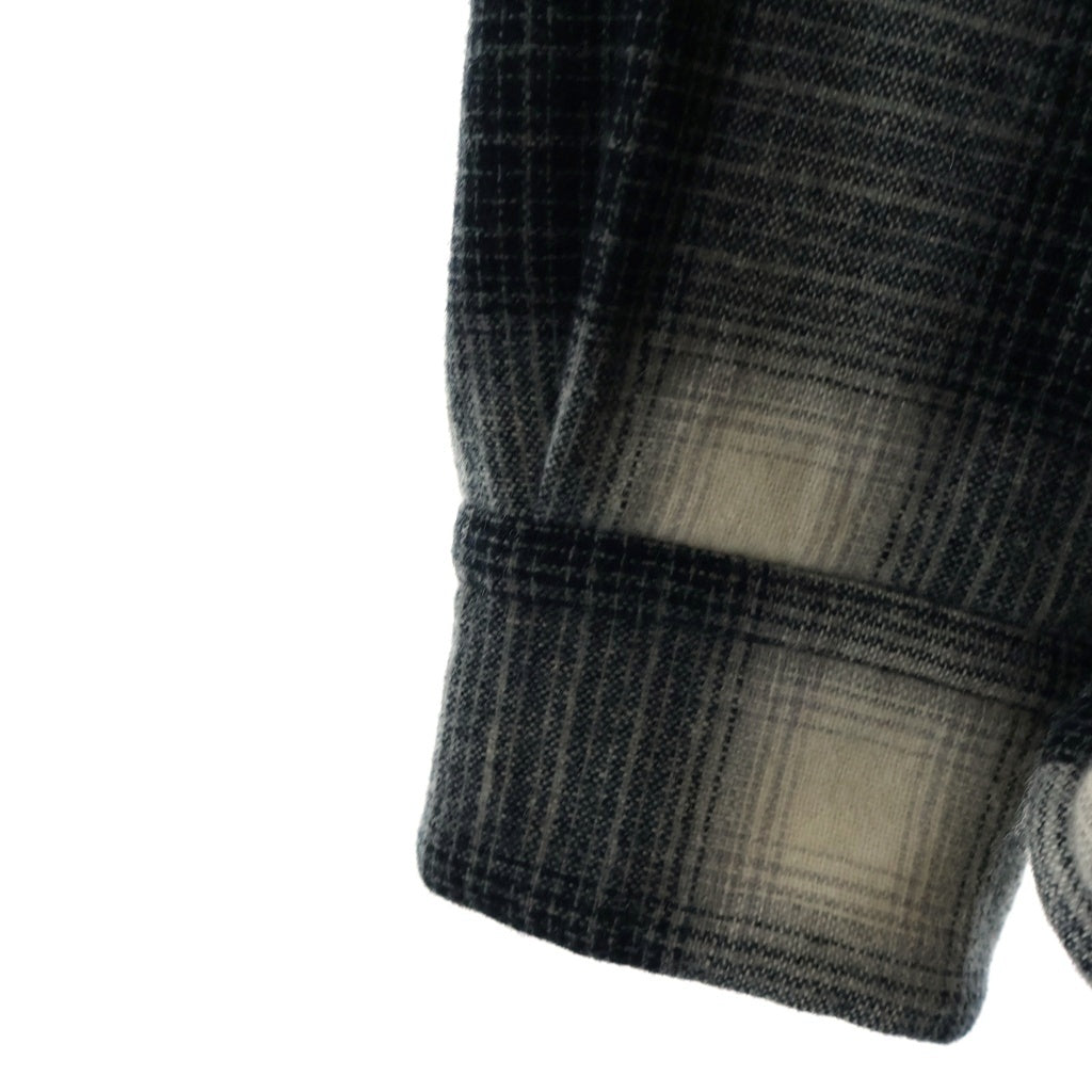 NEIGHBORHOOD(ネイバーフッド) 22AW ×PENDLETON CHECK BOA SH LS . WO ペンドルトン オンブレチェック柄 ウール ボアジャケット グレー 2221508N-SHM01