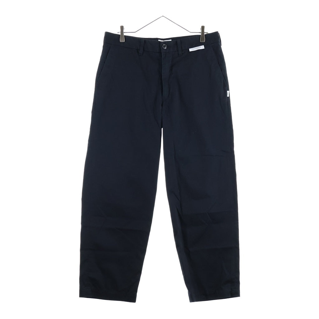 WTAPS(ダブルタップス) 24SS WRKT2001/TROUSERS/CTPL. TWILL コットンツイル トラウザーズパンツ ブラック 241TQDT-PTM02