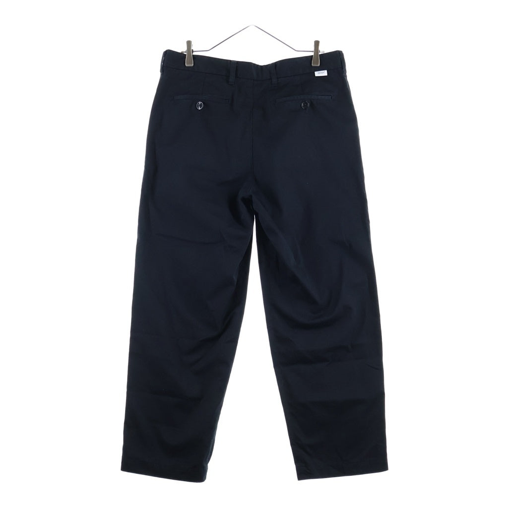 WTAPS(ダブルタップス) 24SS WRKT2001/TROUSERS/CTPL. TWILL コットンツイル トラウザーズパンツ ブラック 241TQDT-PTM02