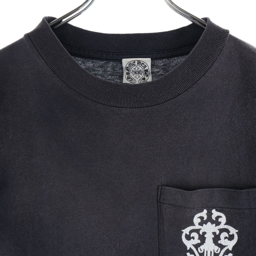 CHROME HEARTS(クロムハーツ) OLD S/S オールド ヴァインダガー バックホースシュープリント 半袖Tシャツカットソー