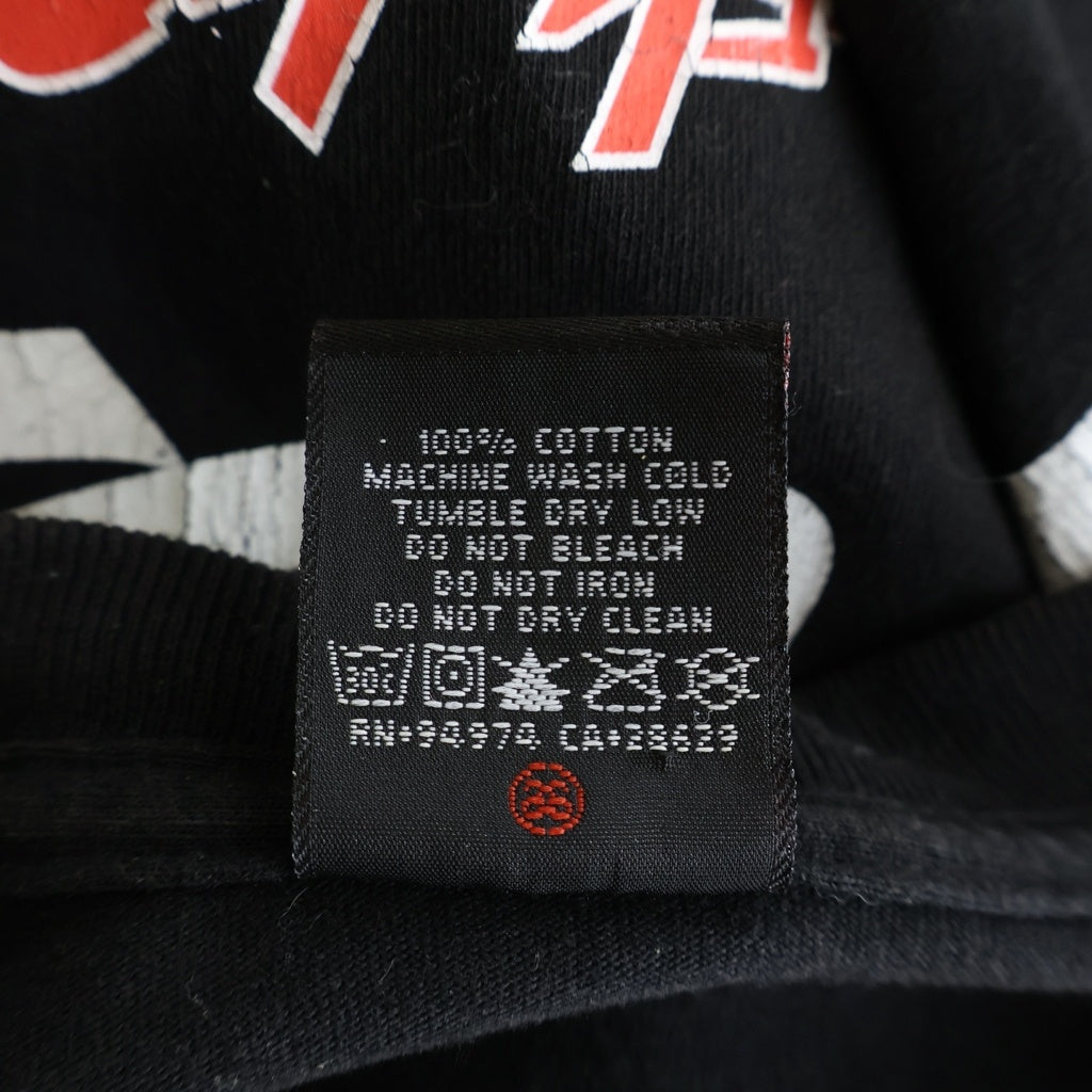 STUSSY(ステューシー) 00S VINTAGE FUTURA WORLD TOUR PLINT TEE ヴィンテージ フューチュラ ワールドツアー 両面プリント クルーネック半袖Tシャツ カットソー ブラック