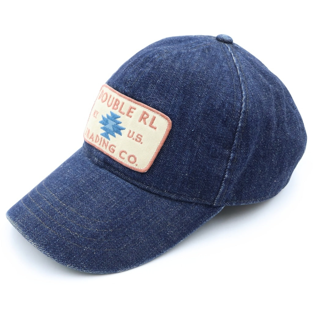 RRL(ダブルアールエル) DENIM TRUCKER CAP ロゴワッペンデニム トラッカーキャップ 帽子 インディゴ 782785604001
