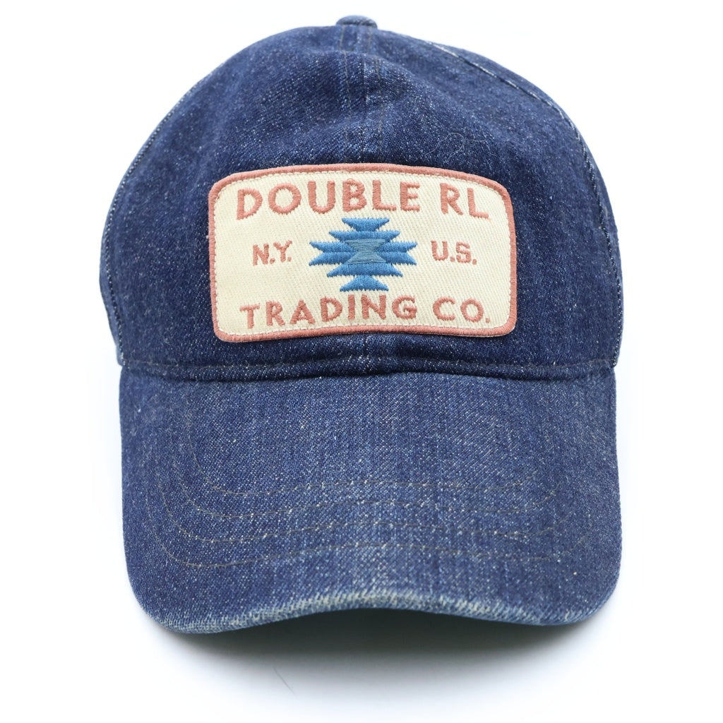 RRL(ダブルアールエル) DENIM TRUCKER CAP ロゴワッペンデニム トラッカーキャップ 帽子 インディゴ 782785604001