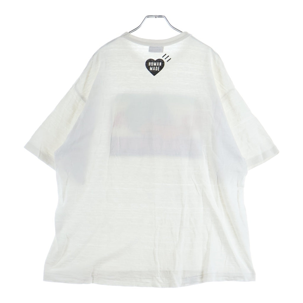 HUMAN MADE(ヒューマンメイド) 25SS GRAPHIC T-SHIRT フロントカモプリント クルーネック半袖Tシャツ カットソー ホワイト