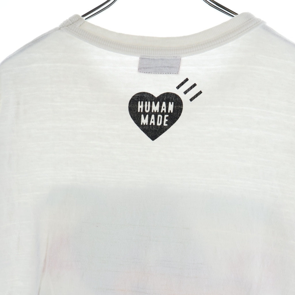HUMAN MADE(ヒューマンメイド) 25SS GRAPHIC T-SHIRT フロントカモプリント クルーネック半袖Tシャツ カットソー ホワイト