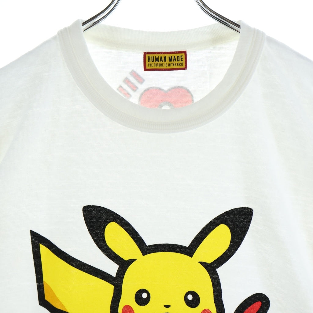 HUMAN MADE(ヒューマンメイド) 25AW ×POKEMON MADE GRAPHIC T-SHIRT ポケモン グラフィックプリント クルーネック半袖Tシャツ カットソー ホワイト