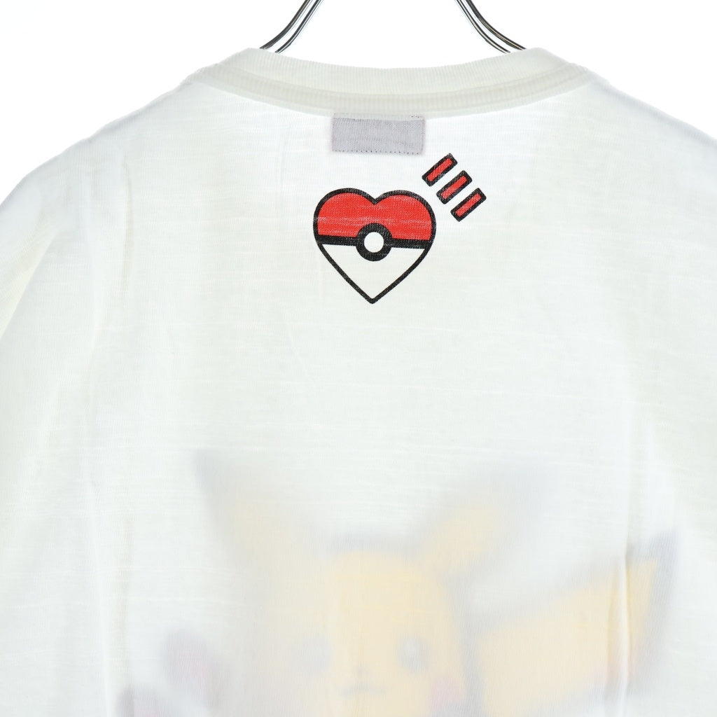 HUMAN MADE(ヒューマンメイド) 25AW ×POKEMON MADE GRAPHIC T-SHIRT ポケモン グラフィックプリント クルーネック半袖Tシャツ カットソー ホワイト