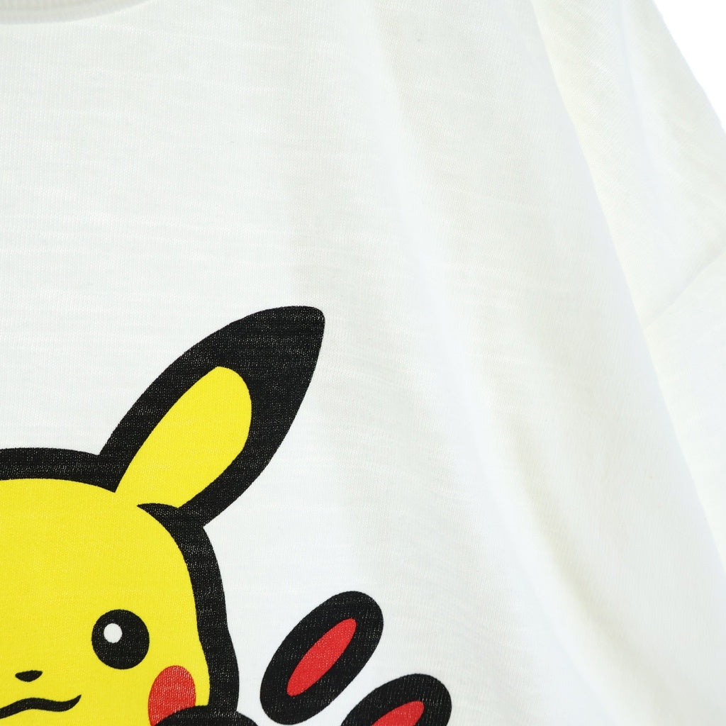 HUMAN MADE(ヒューマンメイド) 25AW ×POKEMON MADE GRAPHIC T-SHIRT ポケモン グラフィックプリント クルーネック半袖Tシャツ カットソー ホワイト