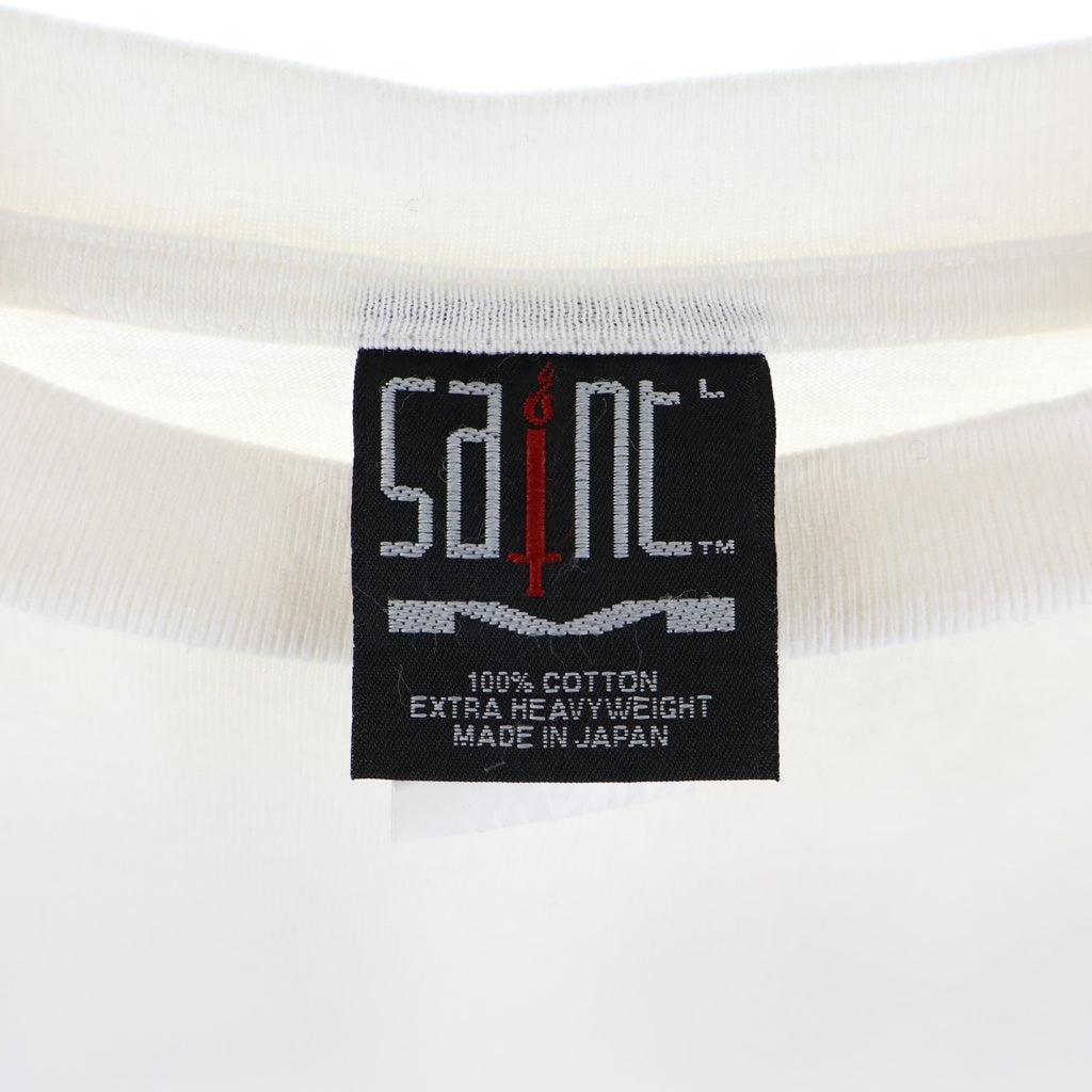 SAINT MICHAEL(セントマイケル) 21SS eye Tee アイ フロントプロント 半袖Tシャツ カットソー ホワイト SM-S21-0000-003