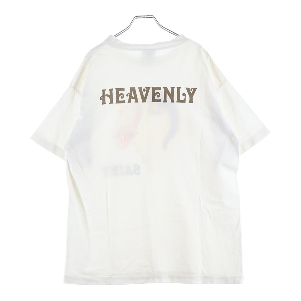 SAINT MICHAEL(セントマイケル) 21AW SHEEP HEAVEN Tee シープヘブン フロントプリント半袖Tシャツ カットソー ホワイト SM-A21-0000-008