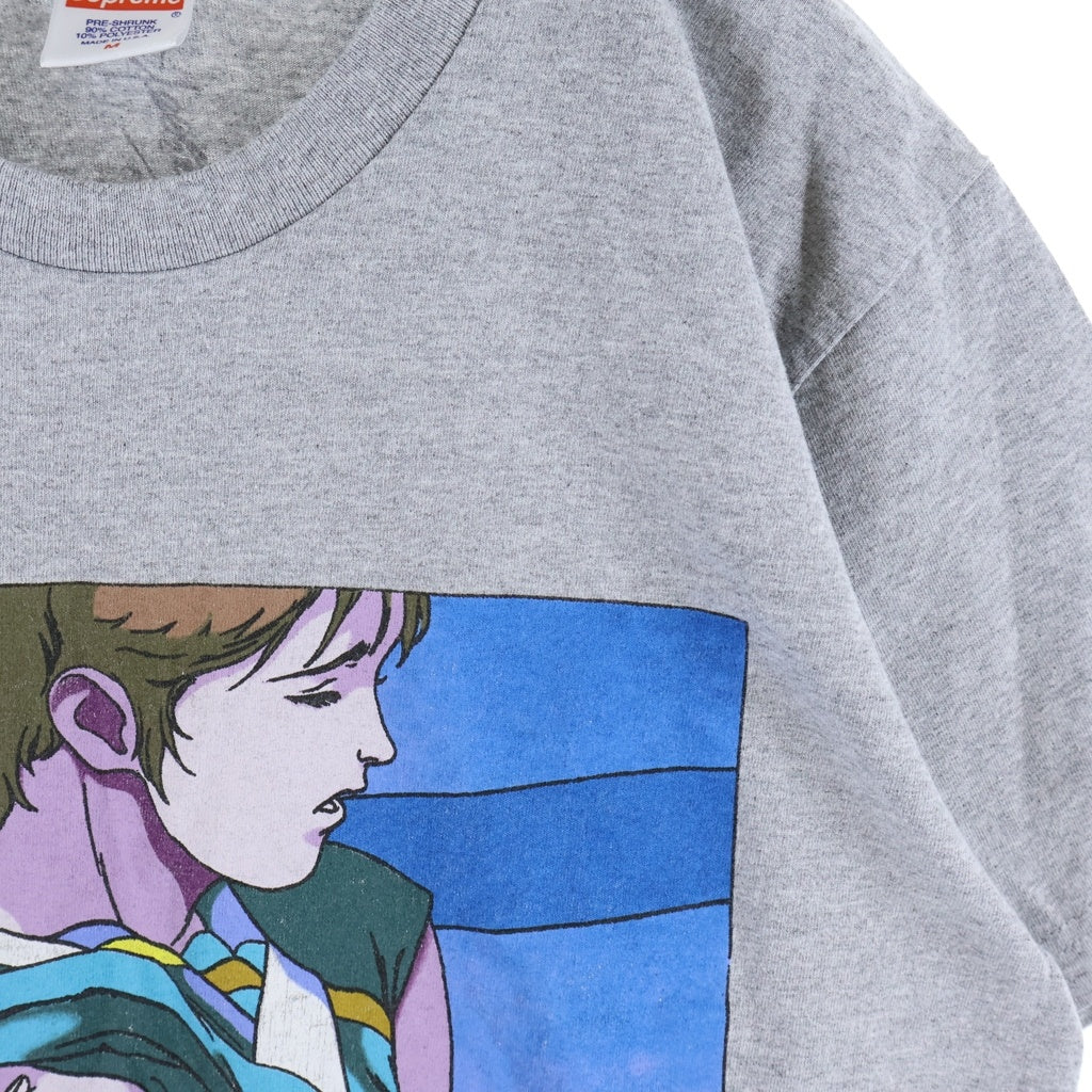 SUPREME(シュプリーム) 15AW × 前田俊夫 Over Friend Tee オーバーフレンド フロントプリント半袖Tシャツ カットソー グレー