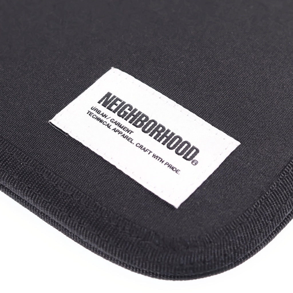 NEIGHBORHOOD(ネイバーフッド) 25SS Passport Case Card Slot 251FJNH-AC03 パスポート マルチケース カードスロット ファスナーポケット ブラック